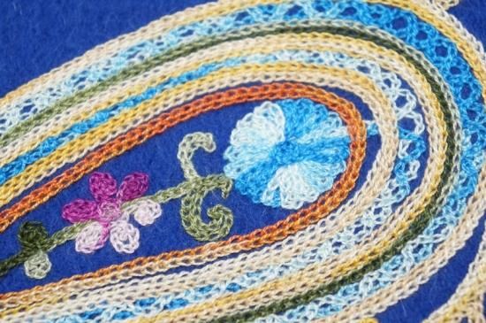 西蔵民族刺繍ストール 西蔵民族刺繍ストール