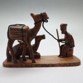 銅像-パキスタン手彫り銅工芸品-動物 - シルクロードキャラバン