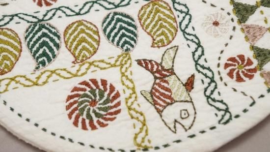 ノクシカタ　刺繍絵 バングラデシュ】ノクシカタ | MIGRATEUR/ミグラテール