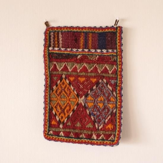 ウズベキスタン ラクダ毛の織物の壁掛2 - シルクロードキャラバン