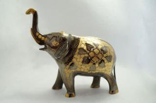 銅像-パキスタン手彫り銅工芸品-動物 - シルクロードキャラバン