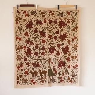 伝統刺繍スザニ(ウズベキスタン) - シルクロードキャラバン 伝統刺繍スザニ(ウズベキスタン) - シルクロードキャラバン