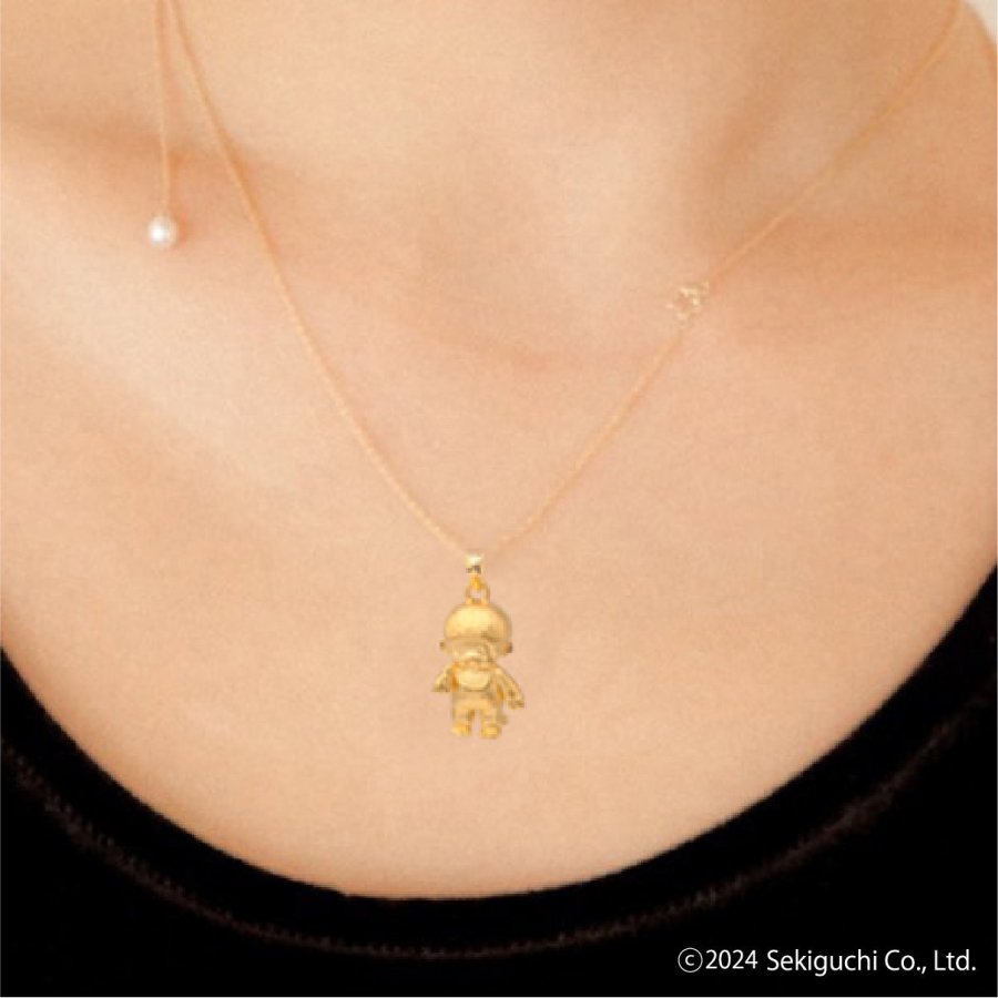 MONCHICHI GOLD PENDANT モンチッチ 純金製 ペンダント - ビジュ コンシェルジュ |  キャラクターコラボ、高品質ハンドメイドアクセサリーを販売