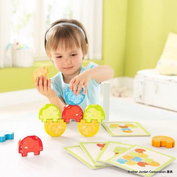 ぞうさん。 ぞうさんの組体操｜上・下・右・左・何番目？どっち向き？ HABA社