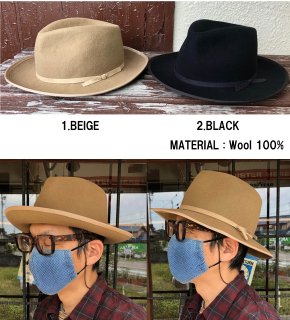 <img class='new_mark_img1' src='https://img.shop-pro.jp/img/new/icons15.gif' style='border:none;display:inline;margin:0px;padding:0px;width:auto;' />29348  FELT HAT