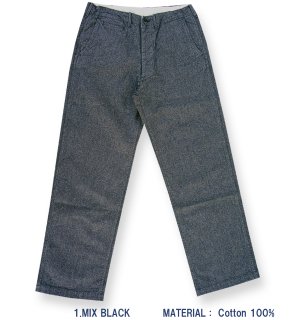 <img class='new_mark_img1' src='https://img.shop-pro.jp/img/new/icons55.gif' style='border:none;display:inline;margin:0px;padding:0px;width:auto;' />22686 BLACK CHAMBRAY TROUSERS