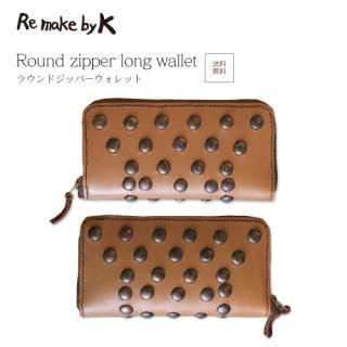 Round zipper long wallet