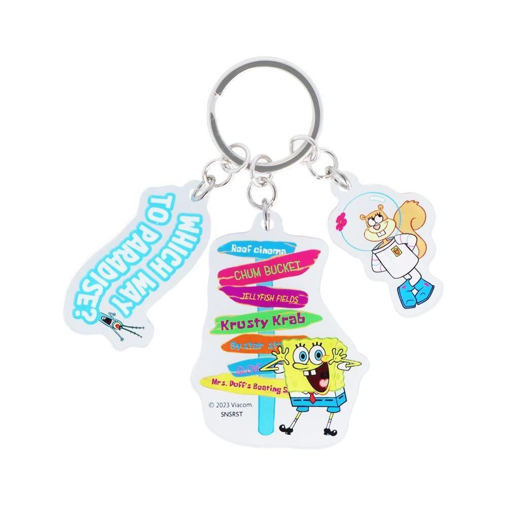 3連アクリルキーホルダー （スポンジ・ボブ2）B S8346151 SB