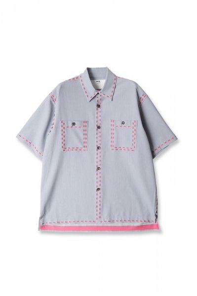 <img class='new_mark_img1' src='https://img.shop-pro.jp/img/new/icons2.gif' style='border:none;display:inline;margin:0px;padding:0px;width:auto;' />LASER STITCH SHIRTS<br>(BLUE)