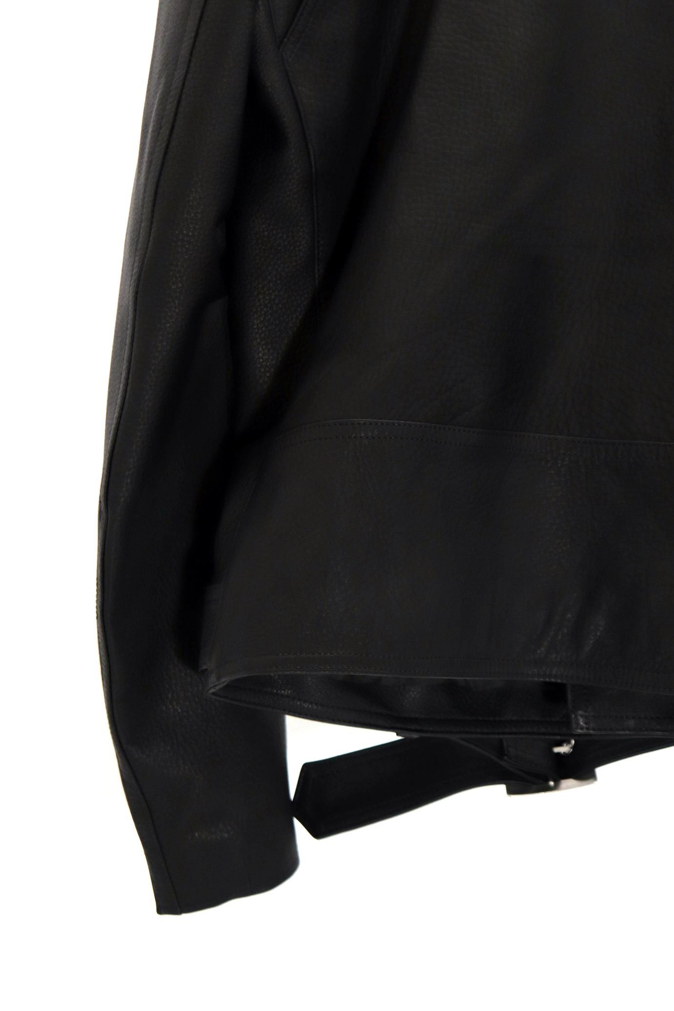 M.U.L. 黒 レザーコート シングルブレスト　ビンテージ　エムユーエル M.U.L(エムユーエル)の公式通販ページ - FEVERオンラインストア