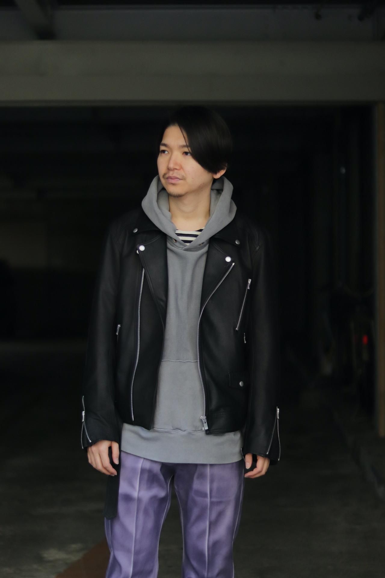 M.U.L. 黒 レザーコート シングルブレスト　ビンテージ　エムユーエル M.U.L(エムユーエル)の公式通販ページ - FEVERオンラインストア