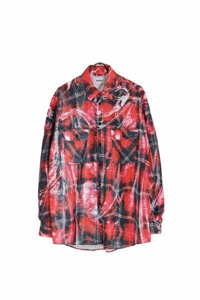 <img class='new_mark_img1' src='https://img.shop-pro.jp/img/new/icons14.gif' style='border:none;display:inline;margin:0px;padding:0px;width:auto;' />MIRAGE PRINTED CHECKED SHIRT