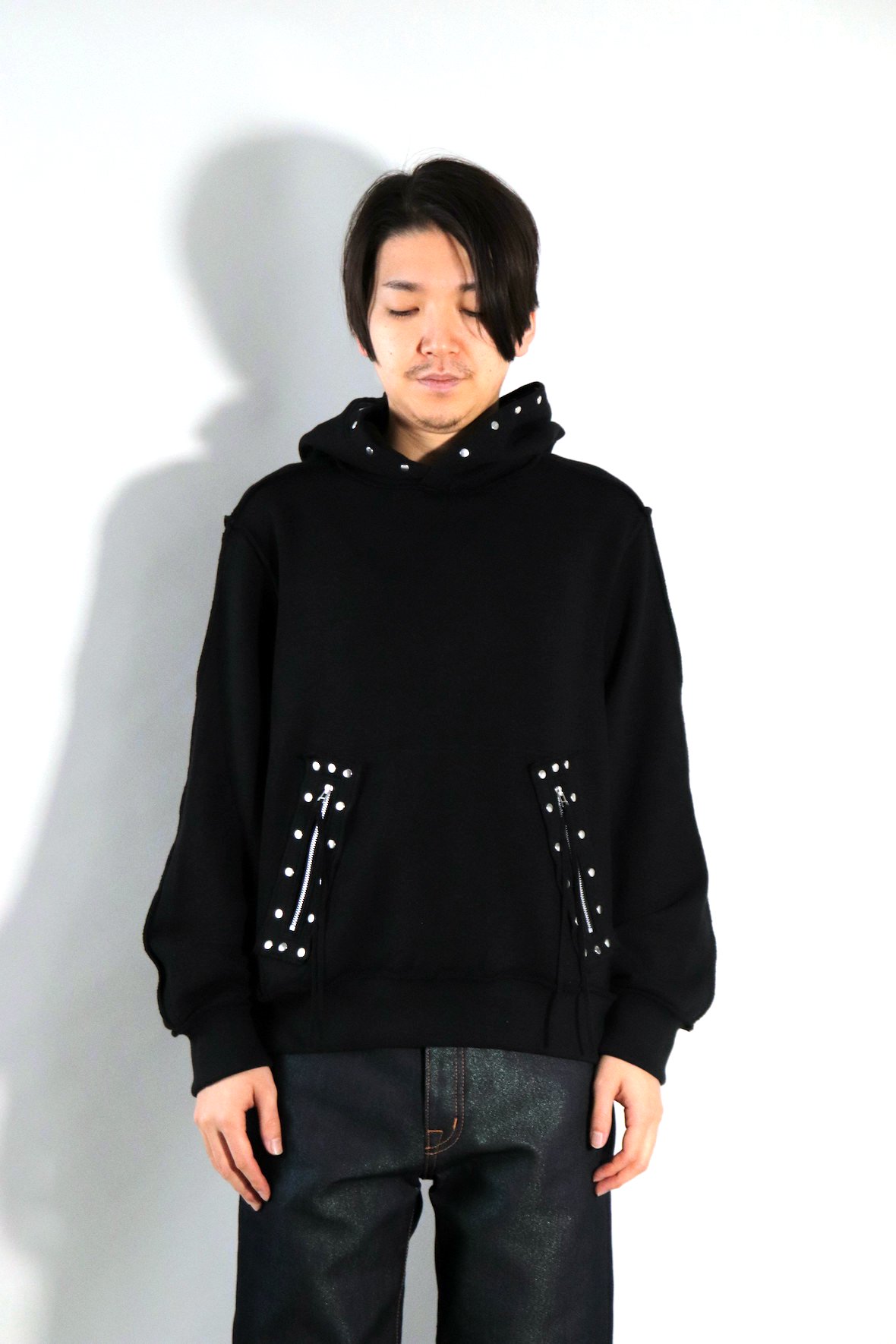 ビンディングの販売 NVRFRGT recycled cotton studded