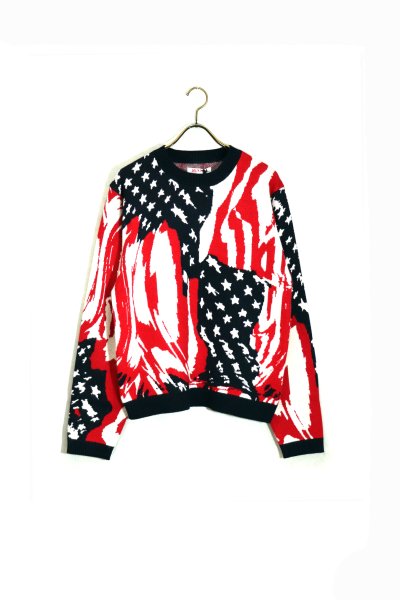 <img class='new_mark_img1' src='https://img.shop-pro.jp/img/new/icons14.gif' style='border:none;display:inline;margin:0px;padding:0px;width:auto;' />MARBLE FLAG SWEATER<br>(FLAG)