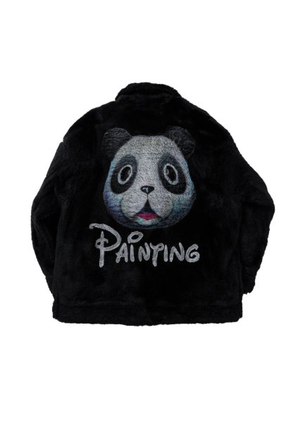 <img class='new_mark_img1' src='https://img.shop-pro.jp/img/new/icons14.gif' style='border:none;display:inline;margin:0px;padding:0px;width:auto;' />HAND-PAINTED FUR JACKET<br>(BLACK)