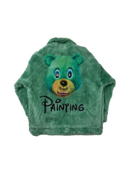 <img class='new_mark_img1' src='https://img.shop-pro.jp/img/new/icons14.gif' style='border:none;display:inline;margin:0px;padding:0px;width:auto;' />HAND-PAINTED FUR JACKET<br>(BLUE)