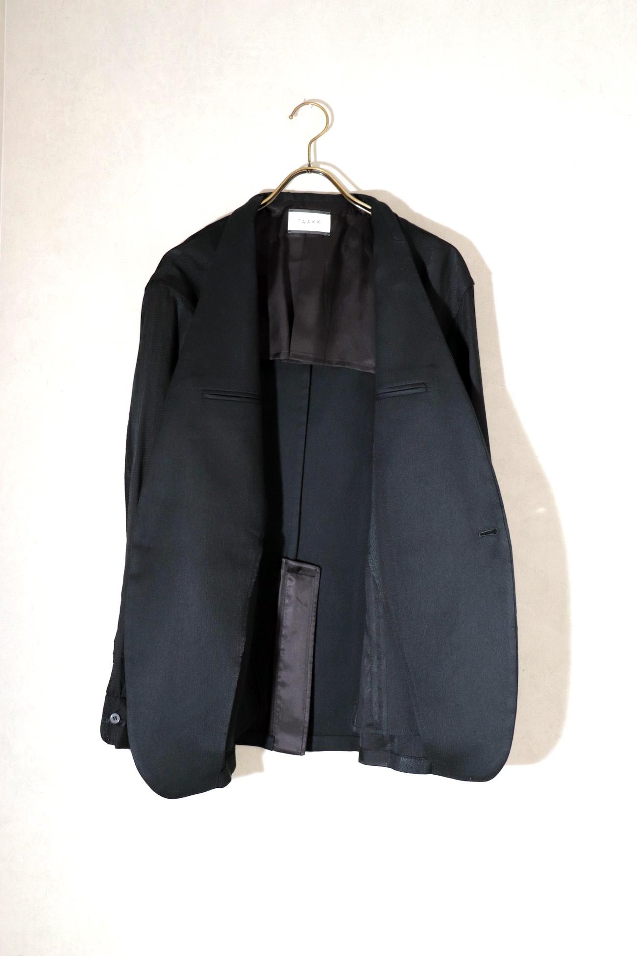 【TAAKK/ターク】NO COLLOR JACKET TAAKK/ターク】NO COLLAR JACKET/ノーカラージャケット（ノー