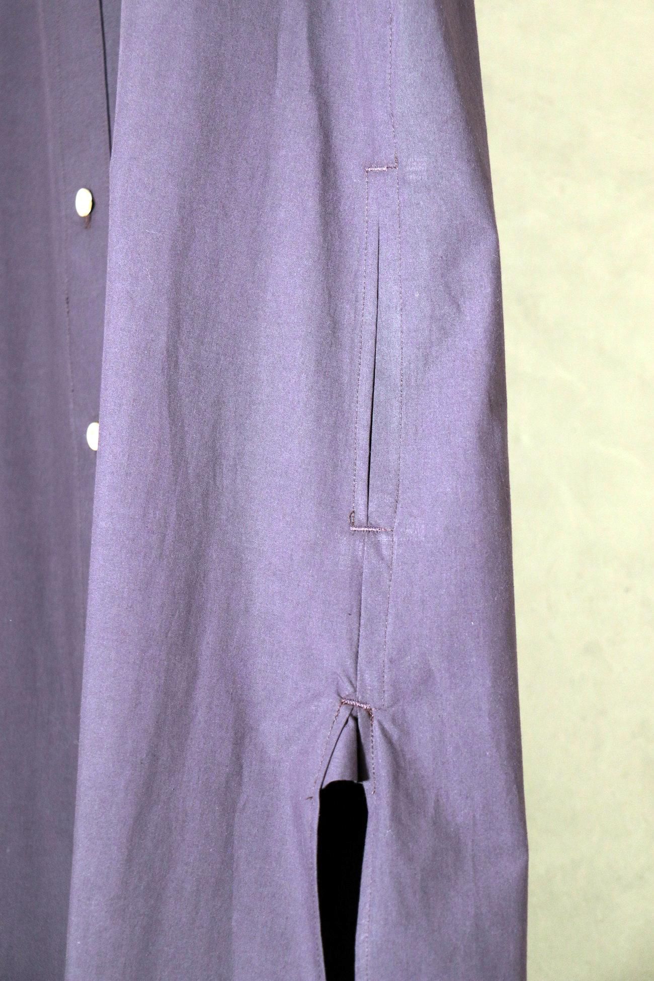 BED J.W. FORD ダークパープル　デザインロングシャツ BED j.w.FORD(ベッドフォード)の公式通販ページ - FEVERオンラインストア