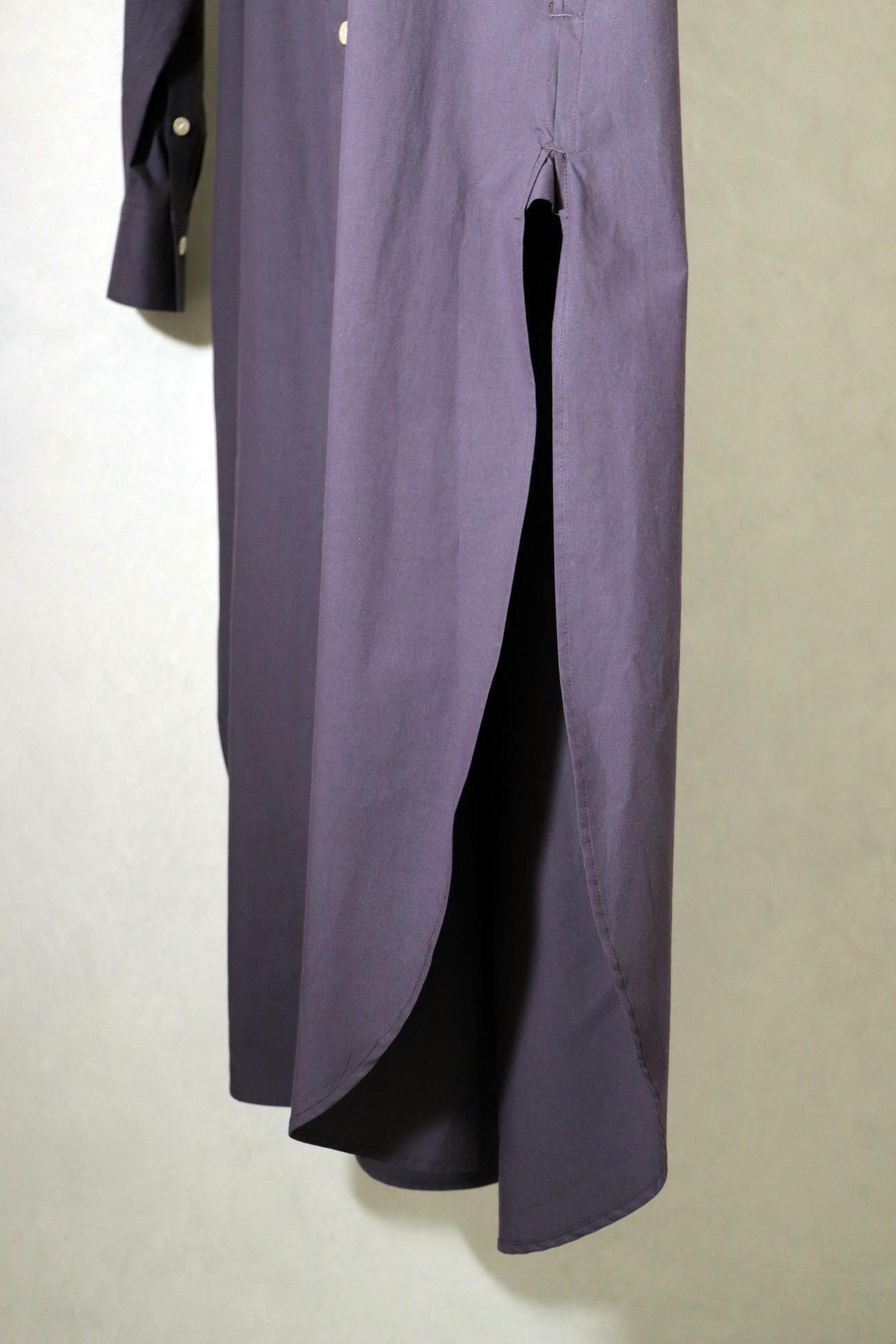 BED J.W. FORD ダークパープル　デザインロングシャツ BED J.W. FORD ダークパープル デザインロングシャツ BED J.W.