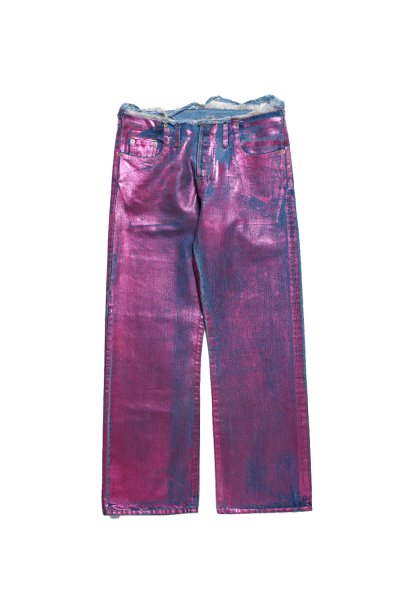 <img class='new_mark_img1' src='https://img.shop-pro.jp/img/new/icons14.gif' style='border:none;display:inline;margin:0px;padding:0px;width:auto;' />FOIL DENIM PANTS <br>(PINK)