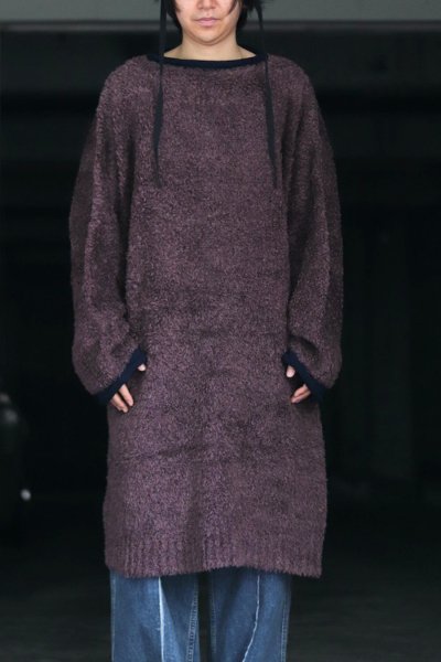 <img class='new_mark_img1' src='https://img.shop-pro.jp/img/new/icons14.gif' style='border:none;display:inline;margin:0px;padding:0px;width:auto;' />Line fur Long Pullover<br>(BROWN)