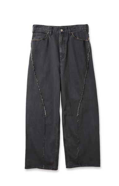 <img class='new_mark_img1' src='https://img.shop-pro.jp/img/new/icons14.gif' style='border:none;display:inline;margin:0px;padding:0px;width:auto;' />USED LOOSE FIT JEANS <br>(BLACK)