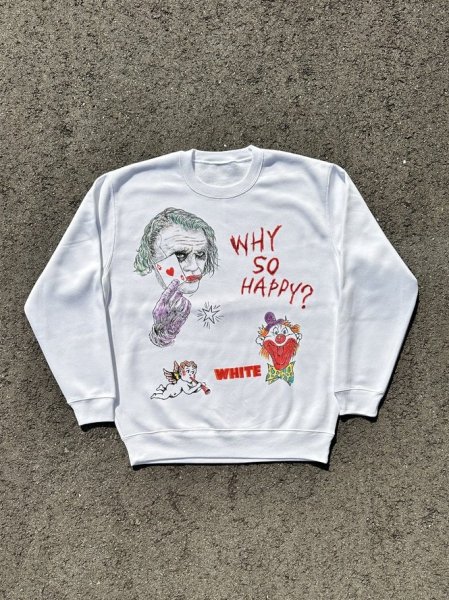 <img class='new_mark_img1' src='https://img.shop-pro.jp/img/new/icons14.gif' style='border:none;display:inline;margin:0px;padding:0px;width:auto;' />HAND PAINTED SWEAT(joker)