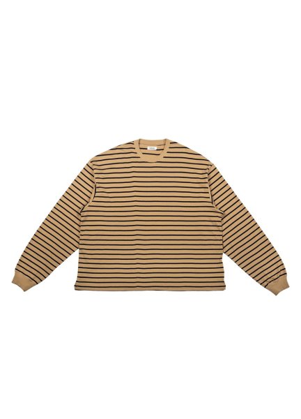 <img class='new_mark_img1' src='https://img.shop-pro.jp/img/new/icons14.gif' style='border:none;display:inline;margin:0px;padding:0px;width:auto;' />Oversized Stripe Long T-shirt<br>(TANNUM)