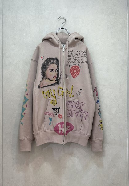 <img class='new_mark_img1' src='https://img.shop-pro.jp/img/new/icons14.gif' style='border:none;display:inline;margin:0px;padding:0px;width:auto;' />HAND PAINTED HOODIE(frances)