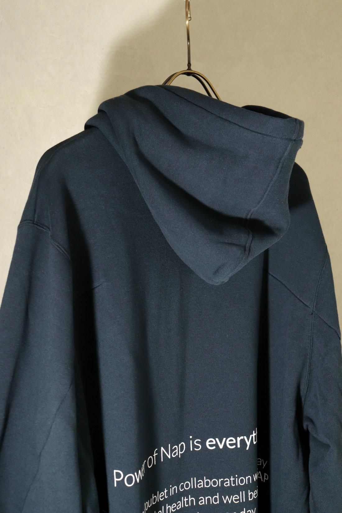 DOUBLET ダブレット プルオーバーフーディ ブラック DOUBLET（ダブレット）中古・古着オンライン通販 | Kindal