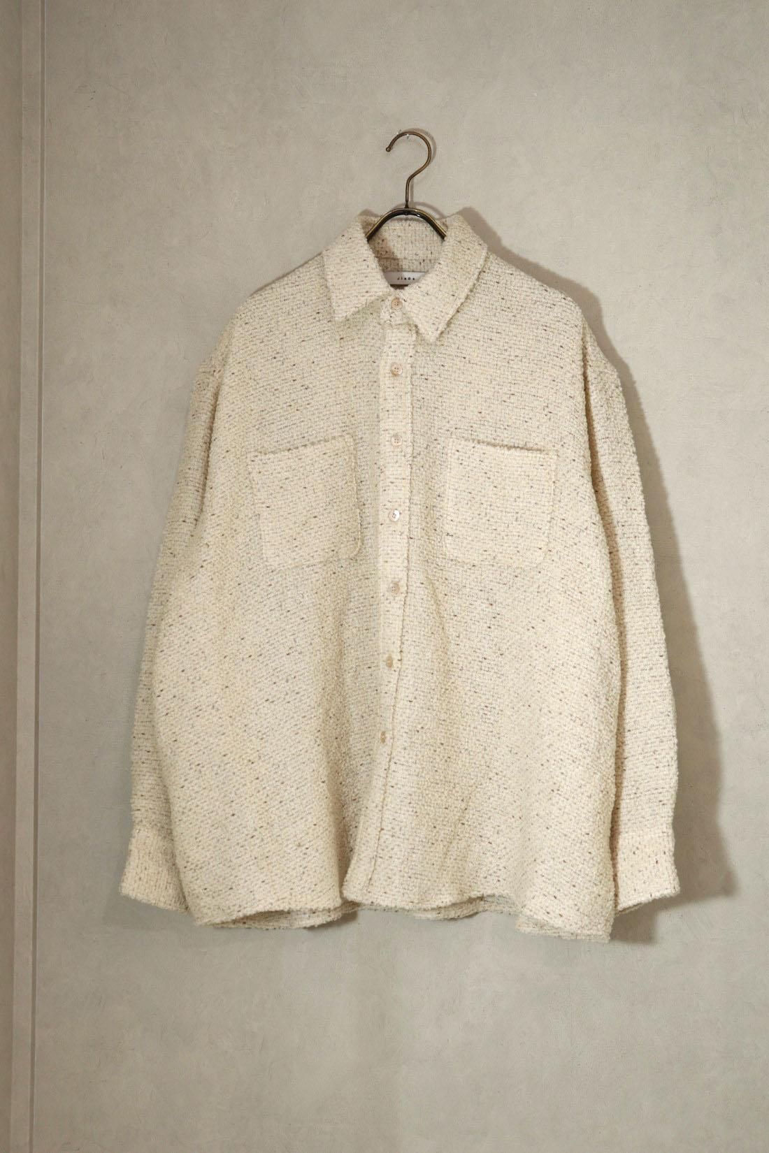 JieDa(ジエダ) / LONG C.P.O SHIRT(WHITE) JieDa JieDa(ジエダ) / LONG C.P.O SHIRT(WHITE) : Proof Of