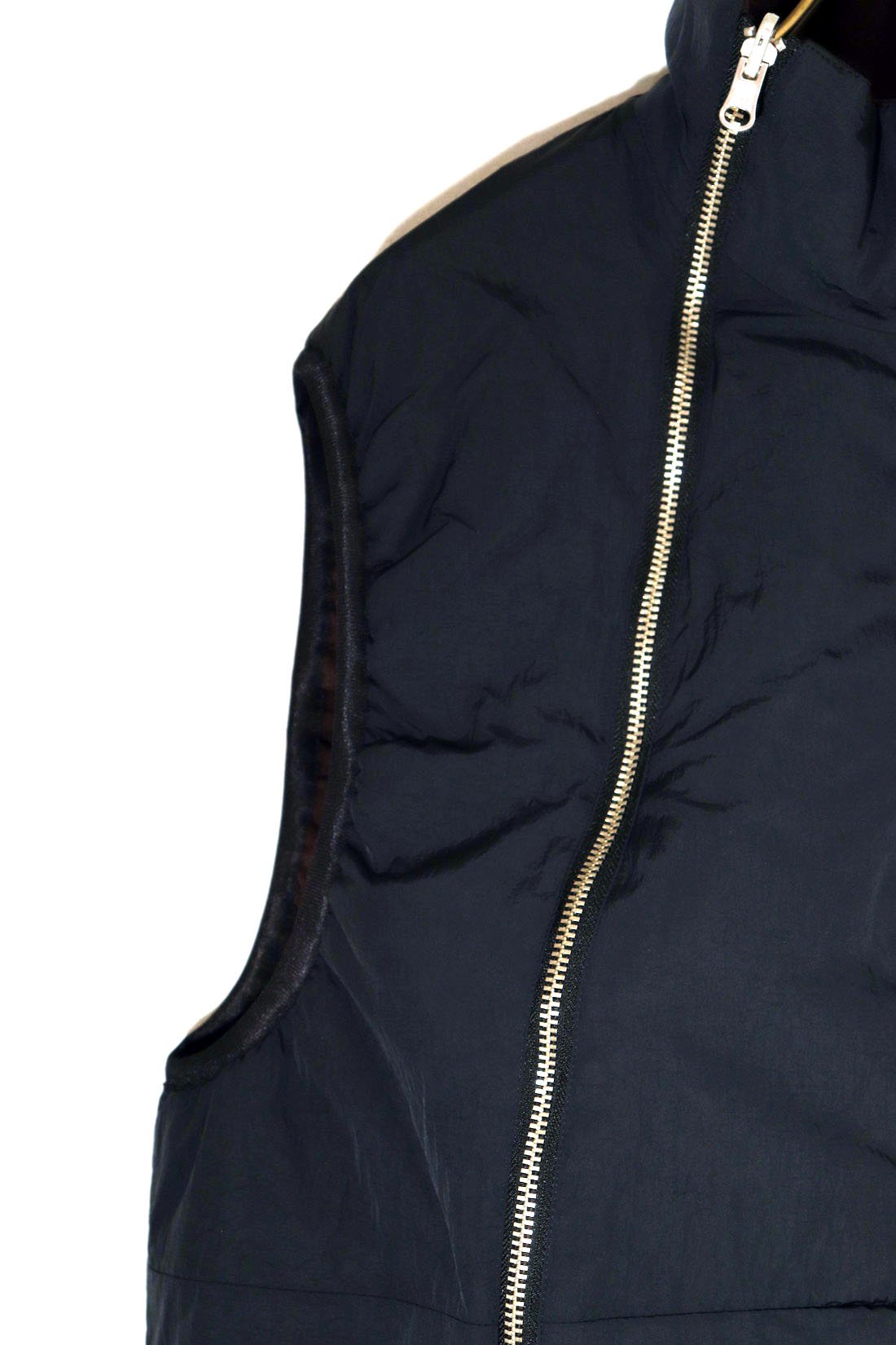 jieda オファー ジエダ 2way 60 40 zip blouson shrape insulation レザー切替しベスト