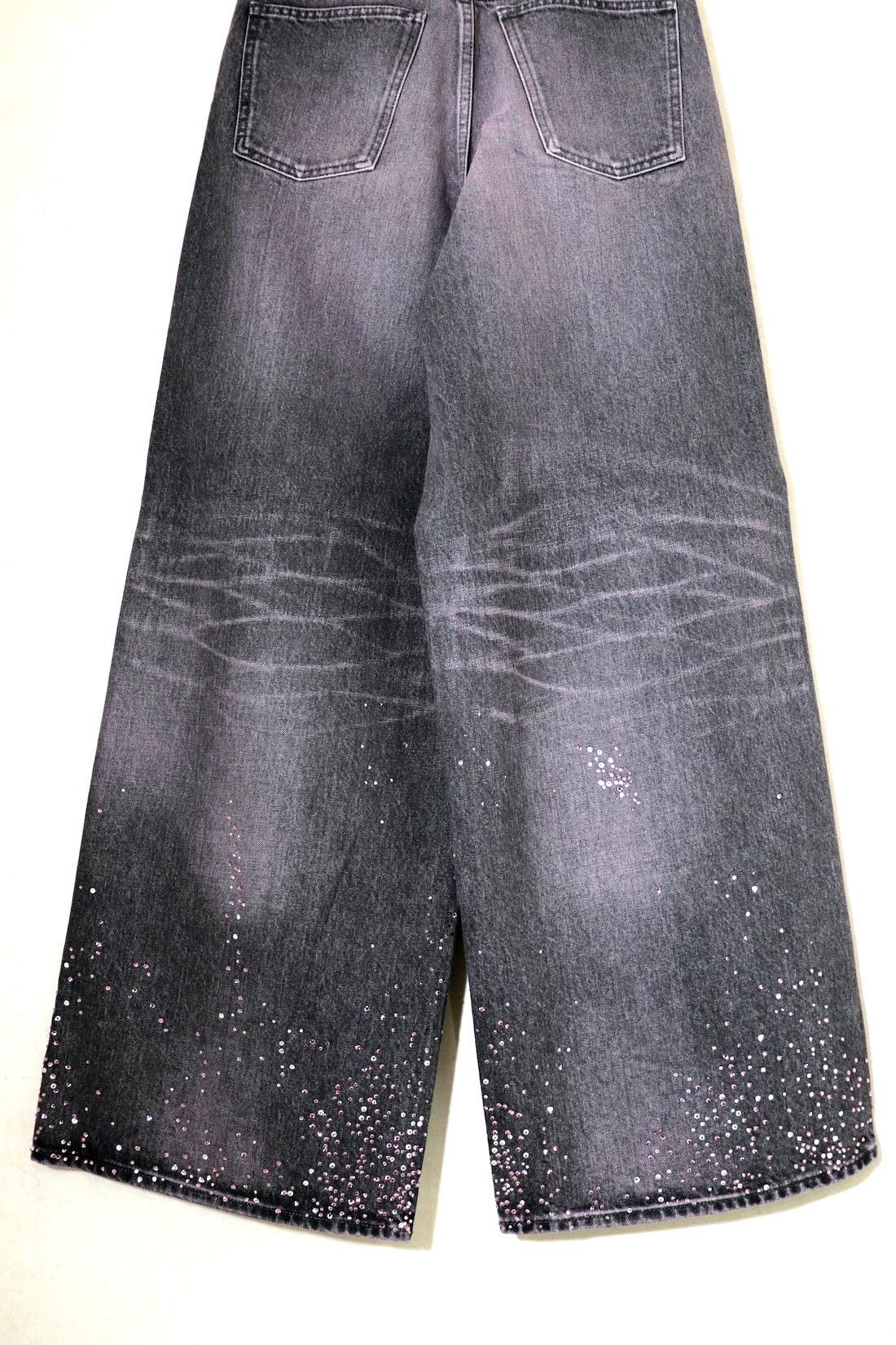 MASU Masu Boys Stardust Baggy Jeans BLACK PINK _ FASCINATE