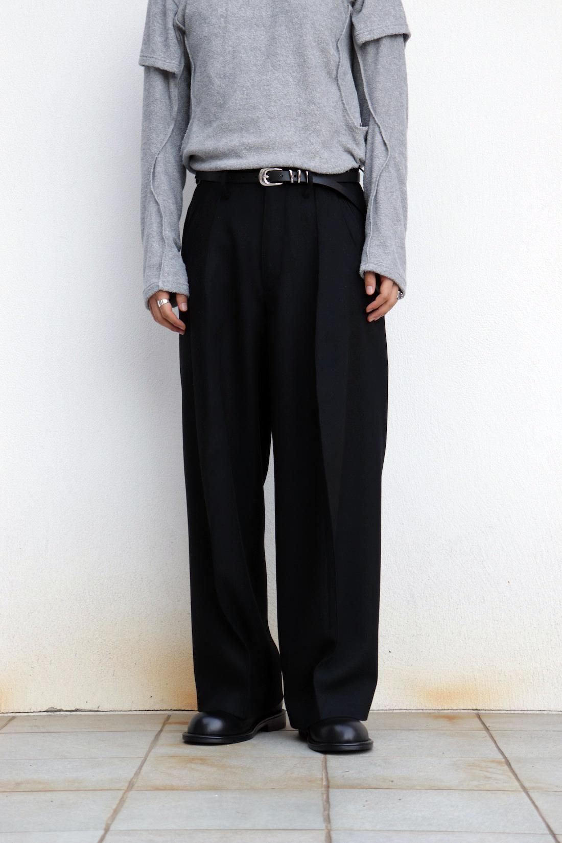 NVRFRGT 通販 S-CURVED WIDE LEG UTILITY TRACK PANTS SLATE