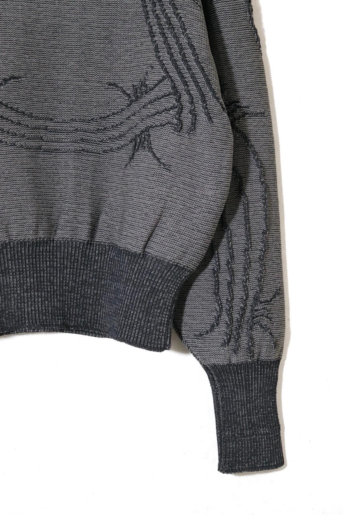 トップス JIAN YE 24AW COLE KNIT (Charcoal) COLE KNIT -CHARCOAL- | IN ONLINE STORE