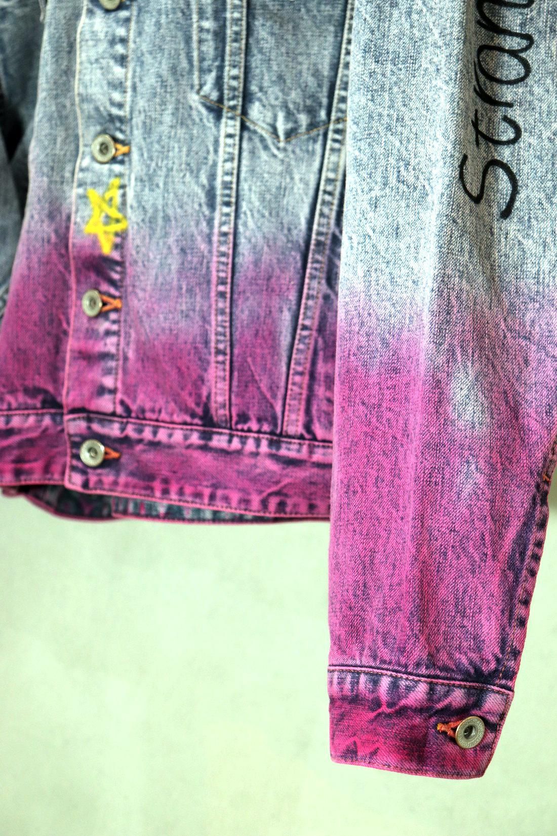【関税込み】doublet ブルー Anime デニムジャケット ブルー（青）系 doublet(ダブレット) デニムジャケット(メンズ