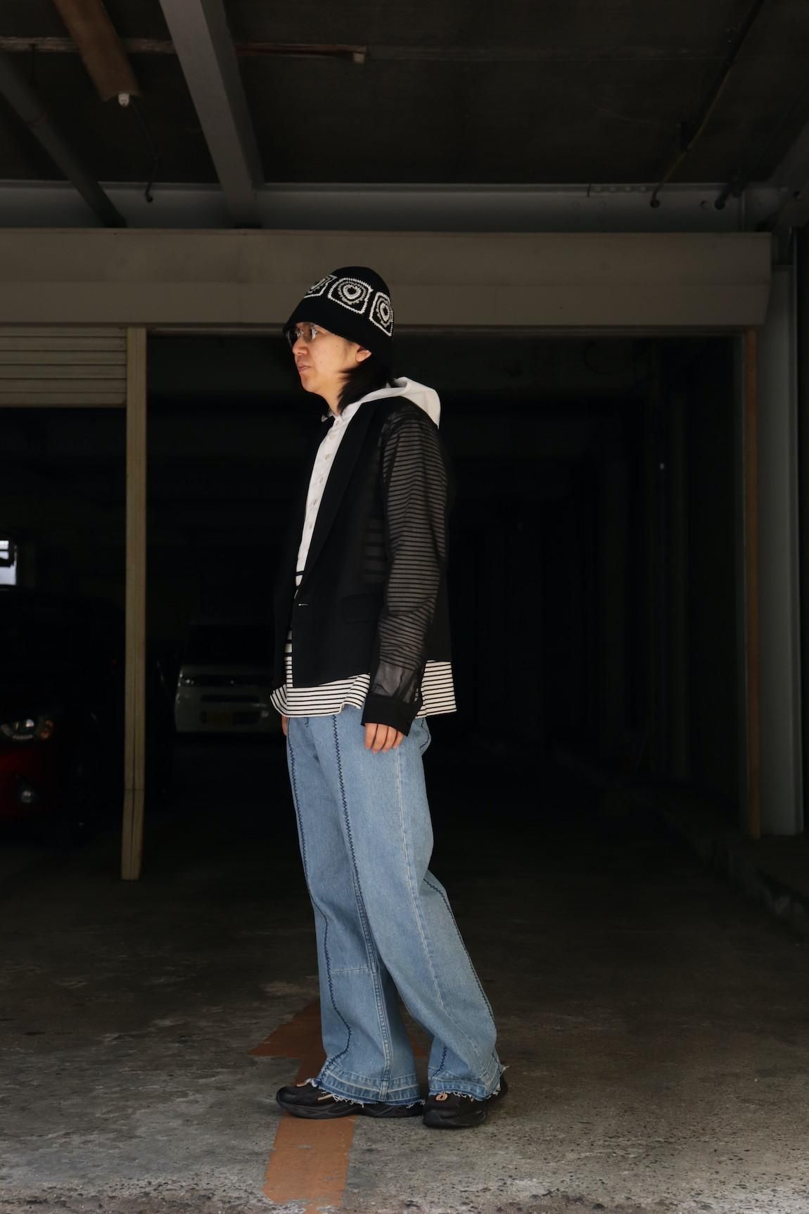 Rich I リッチアイ　パンツ Rich I リッチアイ 】UNCLE [TUCK TAPERED TROUSERS・FINX