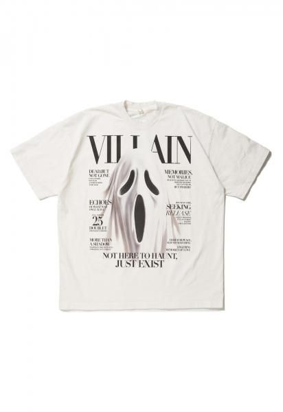 <img class='new_mark_img1' src='https://img.shop-pro.jp/img/new/icons14.gif' style='border:none;display:inline;margin:0px;padding:0px;width:auto;' />VILLAIN COVER PRINT T-SHIRT<br>(WHITE)