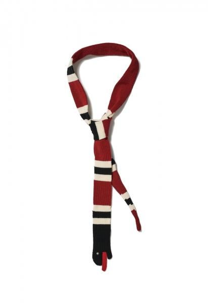 <img class='new_mark_img1' src='https://img.shop-pro.jp/img/new/icons14.gif' style='border:none;display:inline;margin:0px;padding:0px;width:auto;' />SNAKE KNIT TIE<br>(RED)