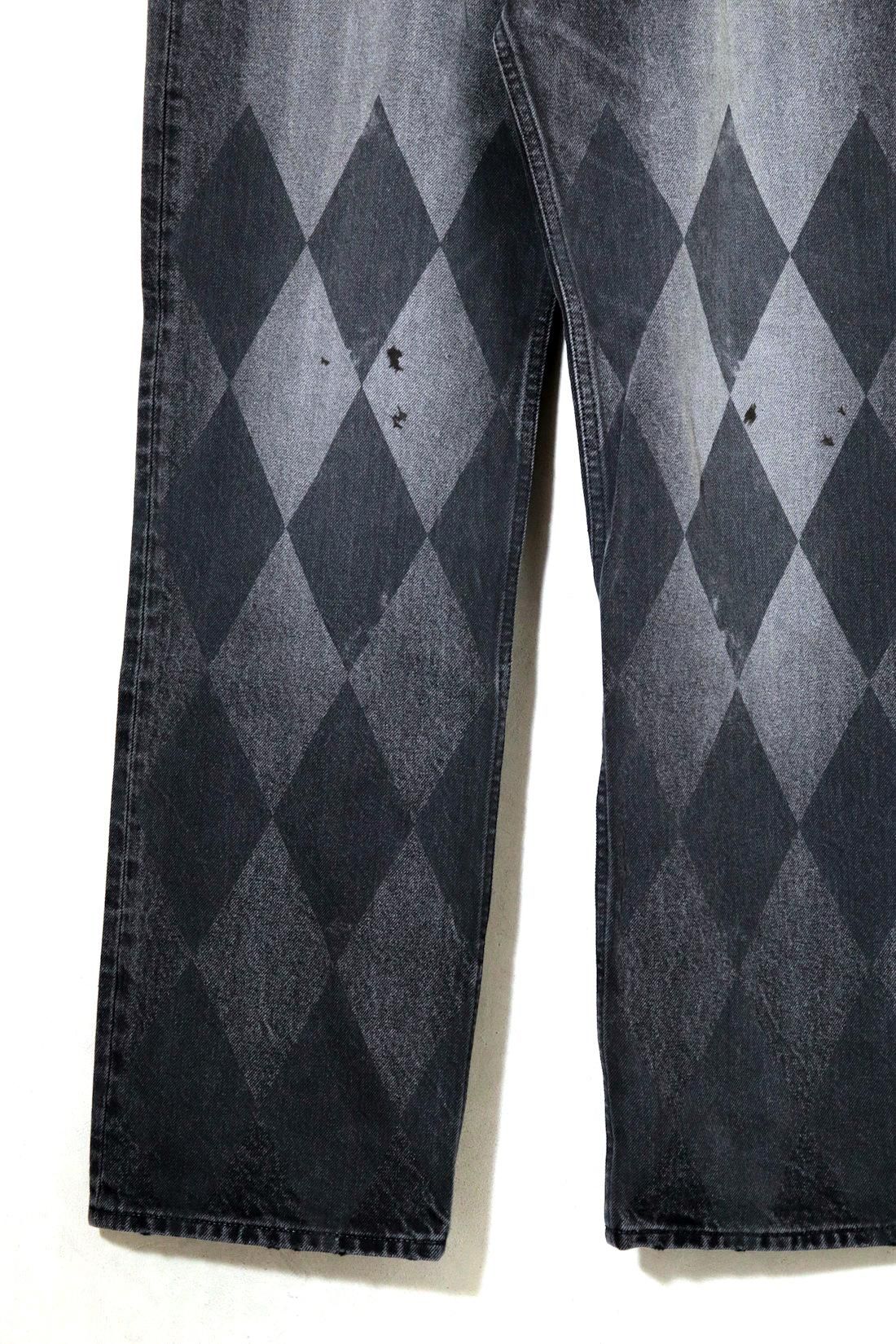 MASU アーガイルジーンズ MB ファッション MASU アーガイルジーンズ