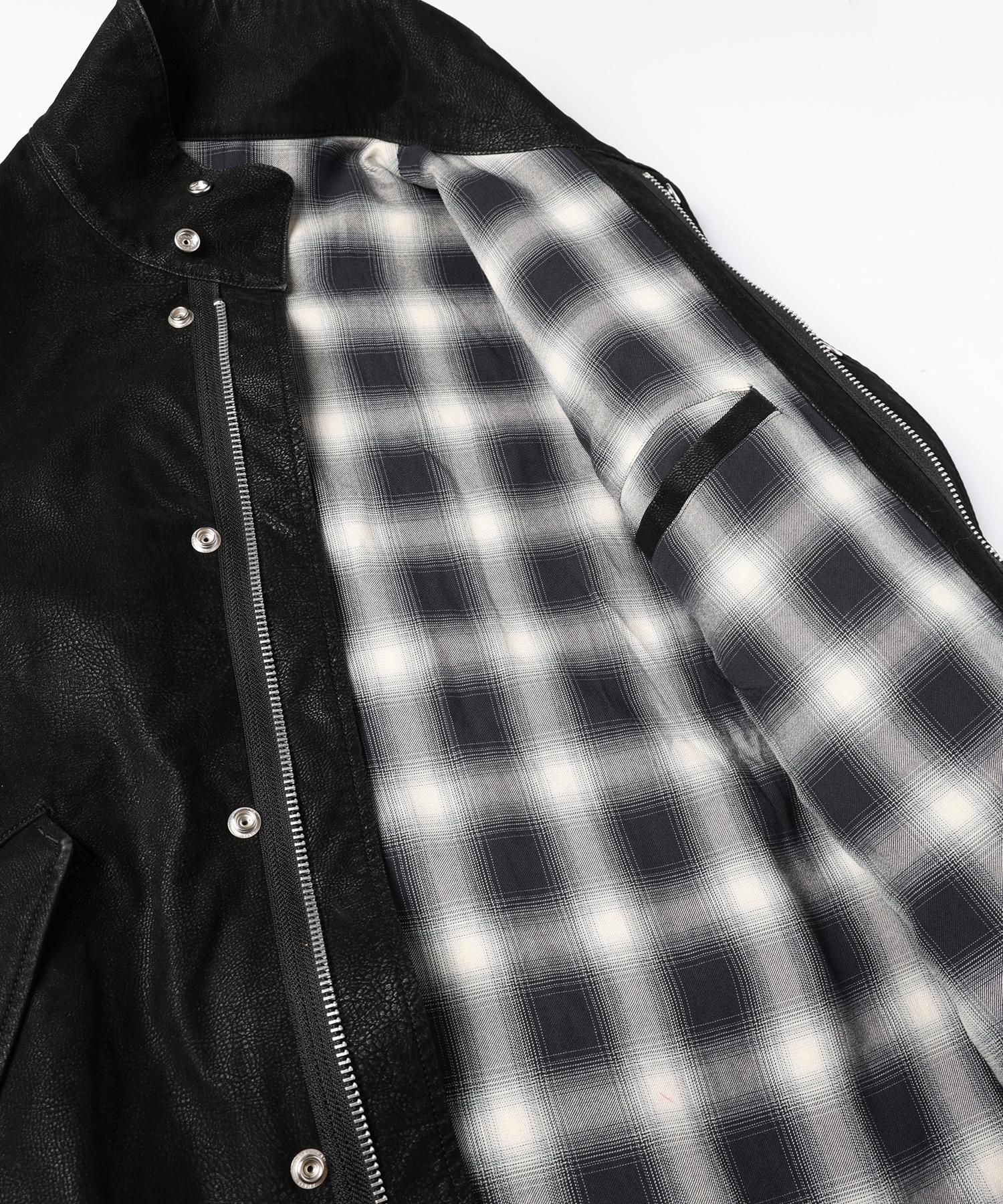 AMOK アモク 20aw チェックコンビコート AMOK アモク 20aw チェック