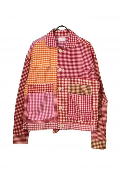 <img class='new_mark_img1' src='https://img.shop-pro.jp/img/new/icons14.gif' style='border:none;display:inline;margin:0px;padding:0px;width:auto;' />EXCLUSIVE CHECK JACKET <br>(TYPE B)(SIZE 0)