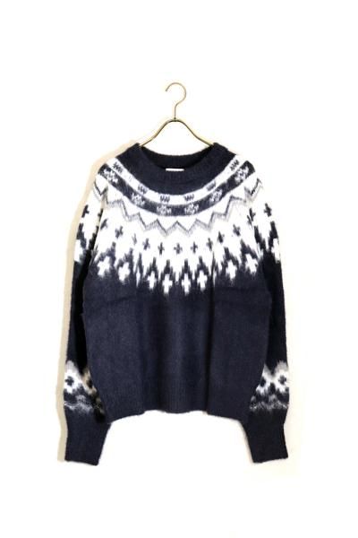 <img class='new_mark_img1' src='https://img.shop-pro.jp/img/new/icons14.gif' style='border:none;display:inline;margin:0px;padding:0px;width:auto;' />Heart Nordic Pullover Knit<br>(NAVY)