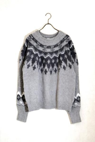 <img class='new_mark_img1' src='https://img.shop-pro.jp/img/new/icons14.gif' style='border:none;display:inline;margin:0px;padding:0px;width:auto;' />Heart Nordic Pullover Knit<br>(GRAY)