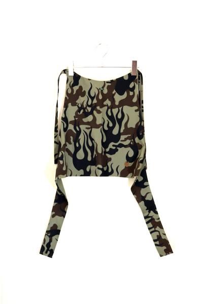 <img class='new_mark_img1' src='https://img.shop-pro.jp/img/new/icons14.gif' style='border:none;display:inline;margin:0px;padding:0px;width:auto;' />HEAD APRON FIRE CAMO<br> (KHAKI)