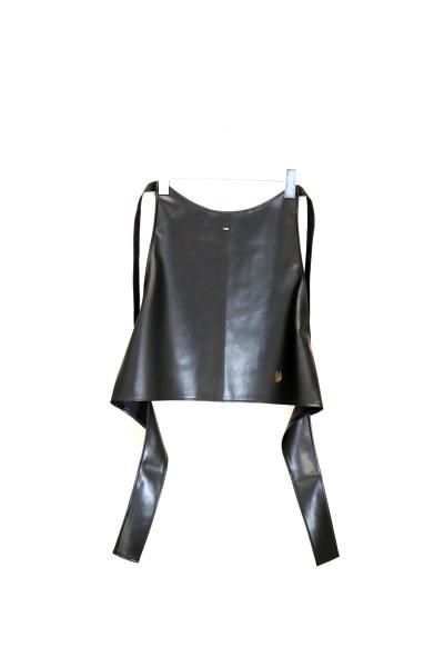 <img class='new_mark_img1' src='https://img.shop-pro.jp/img/new/icons14.gif' style='border:none;display:inline;margin:0px;padding:0px;width:auto;' />HEAD APRON  FAUX LEATHER<br> (BLACK)