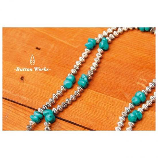 buttonworks ボタンワークス ターコイズネックレス TURQUOISE NECKLACE