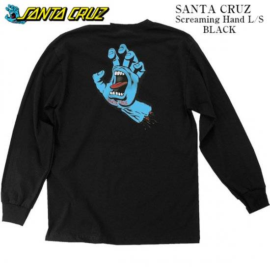 SANTA CRUZ 長袖 ロングスリーブ Ｔシャツ ロンＴ ブラック