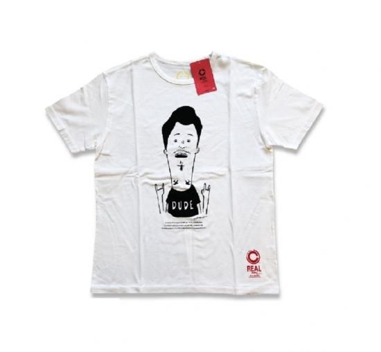 Cloveru japan 半袖Tシャツ ホワイト ブラック　ネイビー クローバルジャパン DUDE 20TH（SHO　 WATANABE)北海道網走MKCLOTHINGSTORE