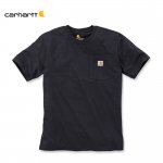 CARHARTT  メンズ ポケット Tシャツ ブラック Workwear Pocket Short-Sleeve T-Shirt K87 